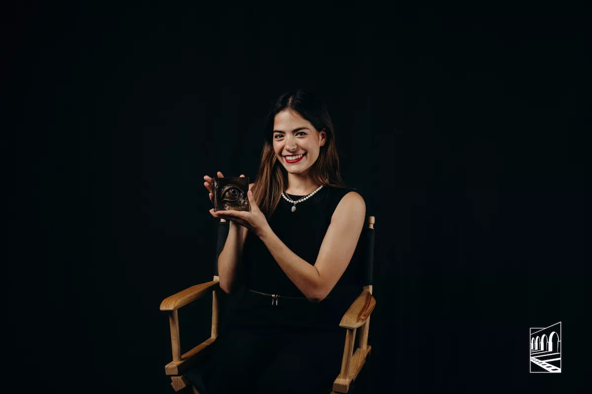 Adriana Llabrés ganadora del Ojito a mejor actuación femenina. 