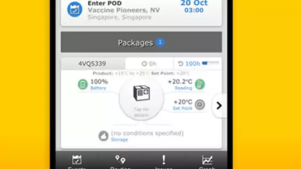 DHL Aplicaci�n Cadena de Fr�o