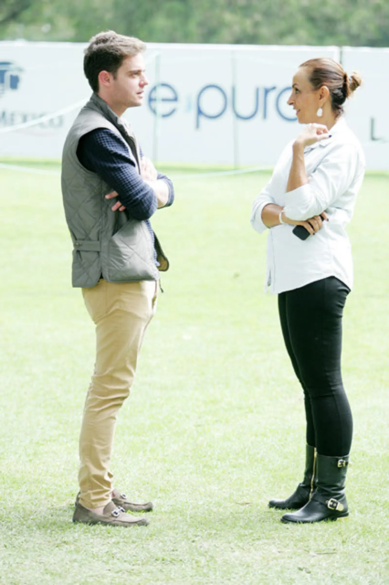 José Rueda y Claudia Hakim