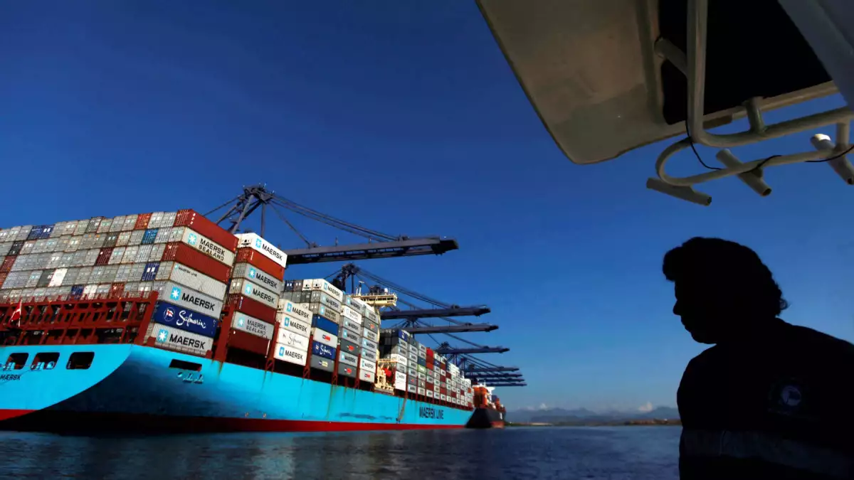 FILE PHOTO: A container ship is docked in the port of Lazaro Cardenas