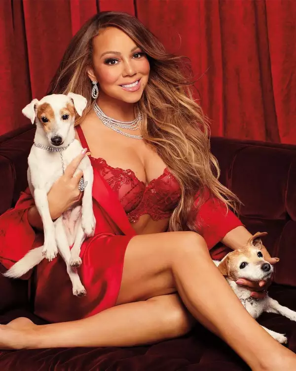 Mariah Carey protagoniza la campaña Holiday de Victoria's Secret.