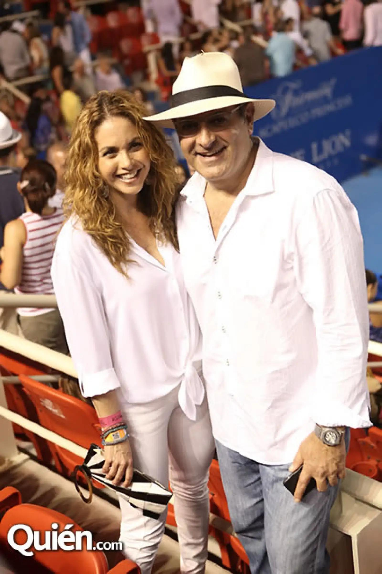 Radiantes en el Abierto Mexicano de Tenis 2015.
