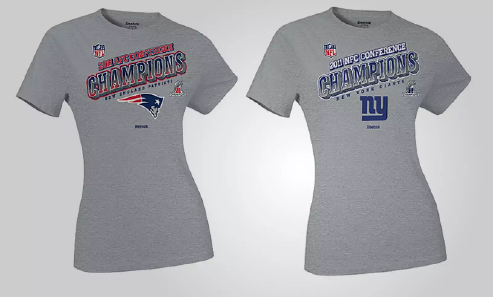 Las mujeres también pueden vestir los colores de su equipo favorito, desembolsando 23.99 dólares por alguna de estas playeras.