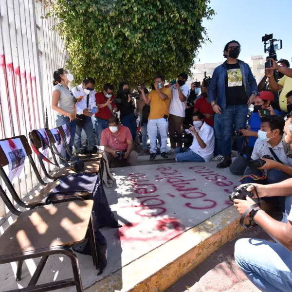Periodistas de Chilpancingo se manifestaron por los asesinatos de colegas