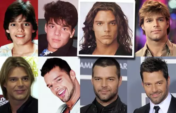 Ricky Martin ha experimentado con todo tipo de corte de pelo.