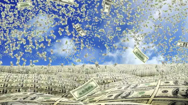 Financial concept of money