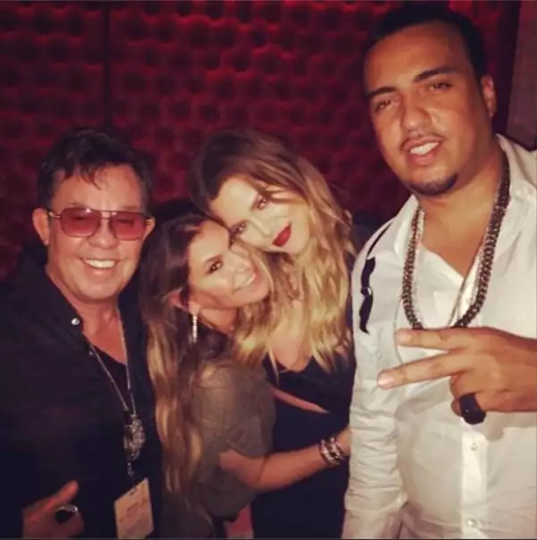 El grupo de amigos asistió al after party del show.