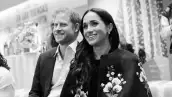 el príncipe Harry y Meghan Markle en la exhibición de la Colección Kinsey en Los Ángeles