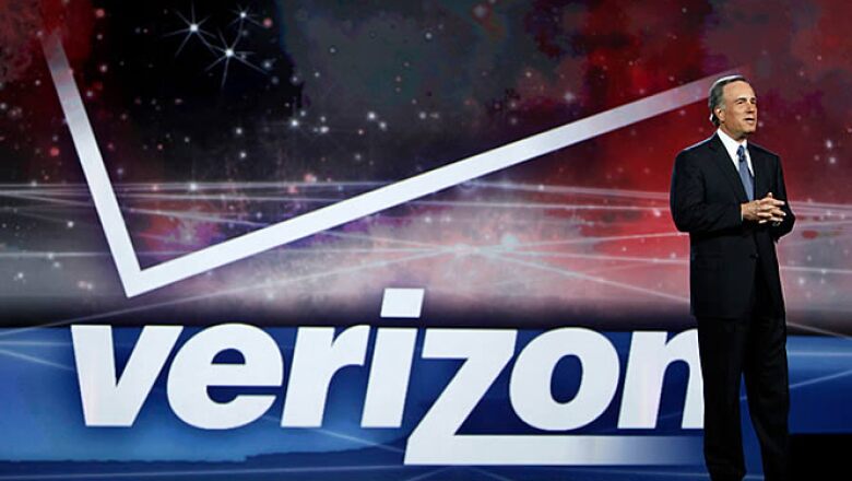 Ivan Seidenberg, CEO de Verizon, en su conferencia magistral, al inicio del CES en Las Vegas.