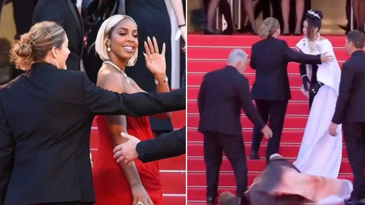 La guardia de seguridad que empujó a Kelly Rowland y Massiel Taveras en Cannes