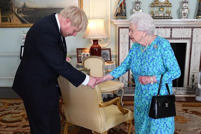 Queen Receives Outgoing and Incoming Prime Ministers