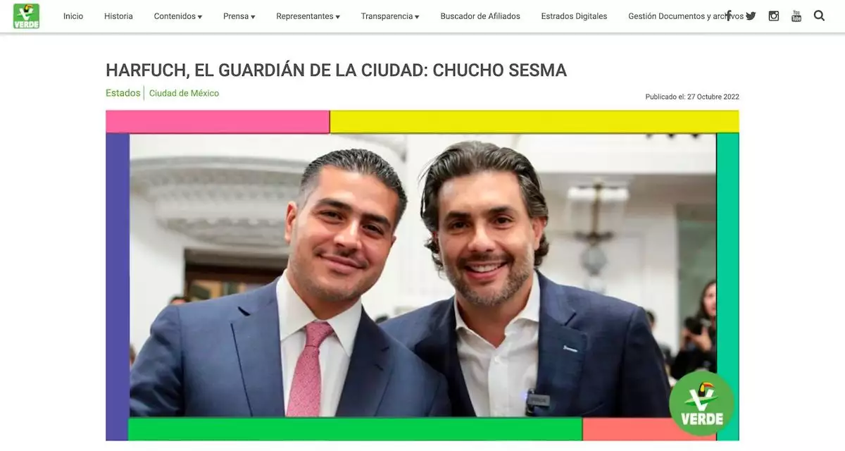 Omar García Harfuch y Jesús Sesma