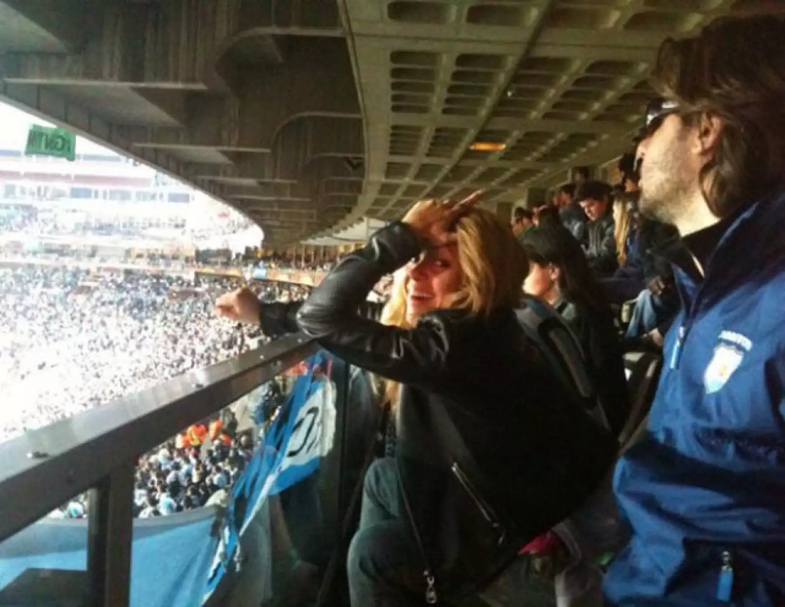 Shakira y Antonio de la Rúa disfrutando del Mundial en Sudáfrica antes de partir a Glastonbury.
