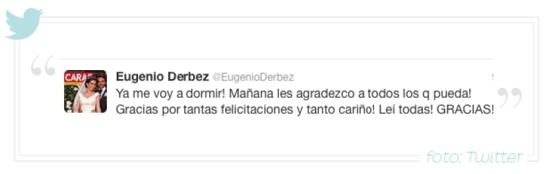 El histrión agradeció a todos sus seguidores por las felicitaciones.
