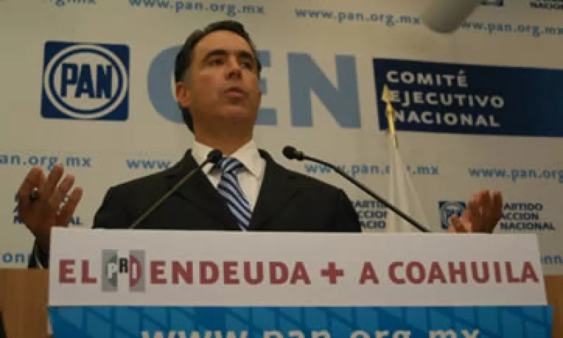 El senador del PAN Guillermo Anaya ha criticado el endeudamiento del Gobierno de Coahuila.  (Foto: Notimex)