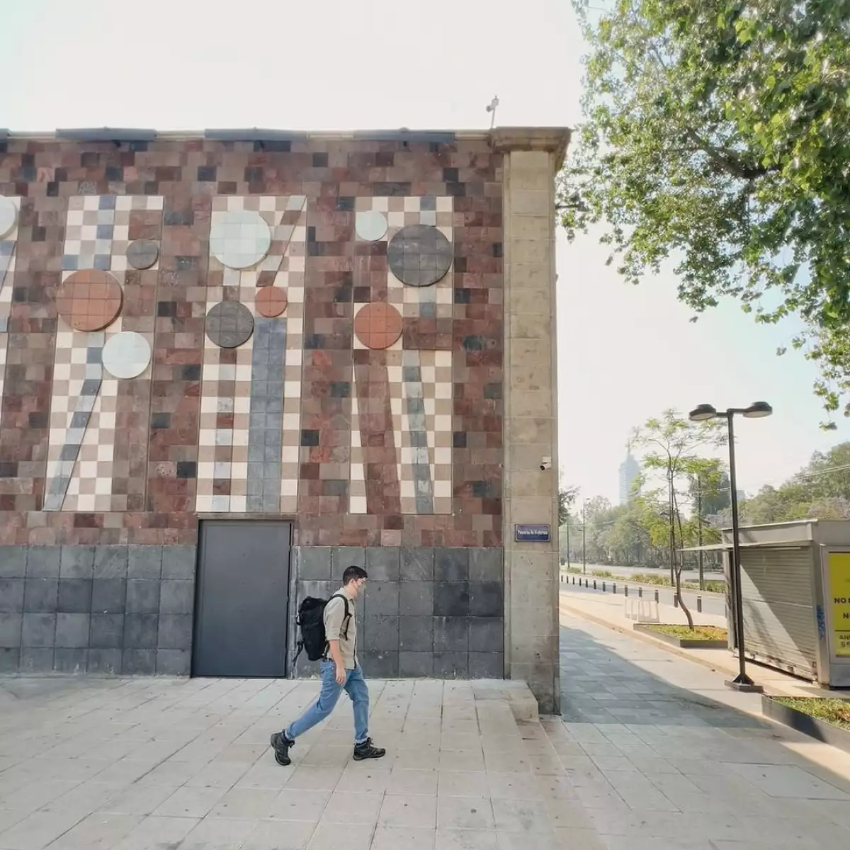 Fachada del museo Kaluz de la Ciudad de México. 