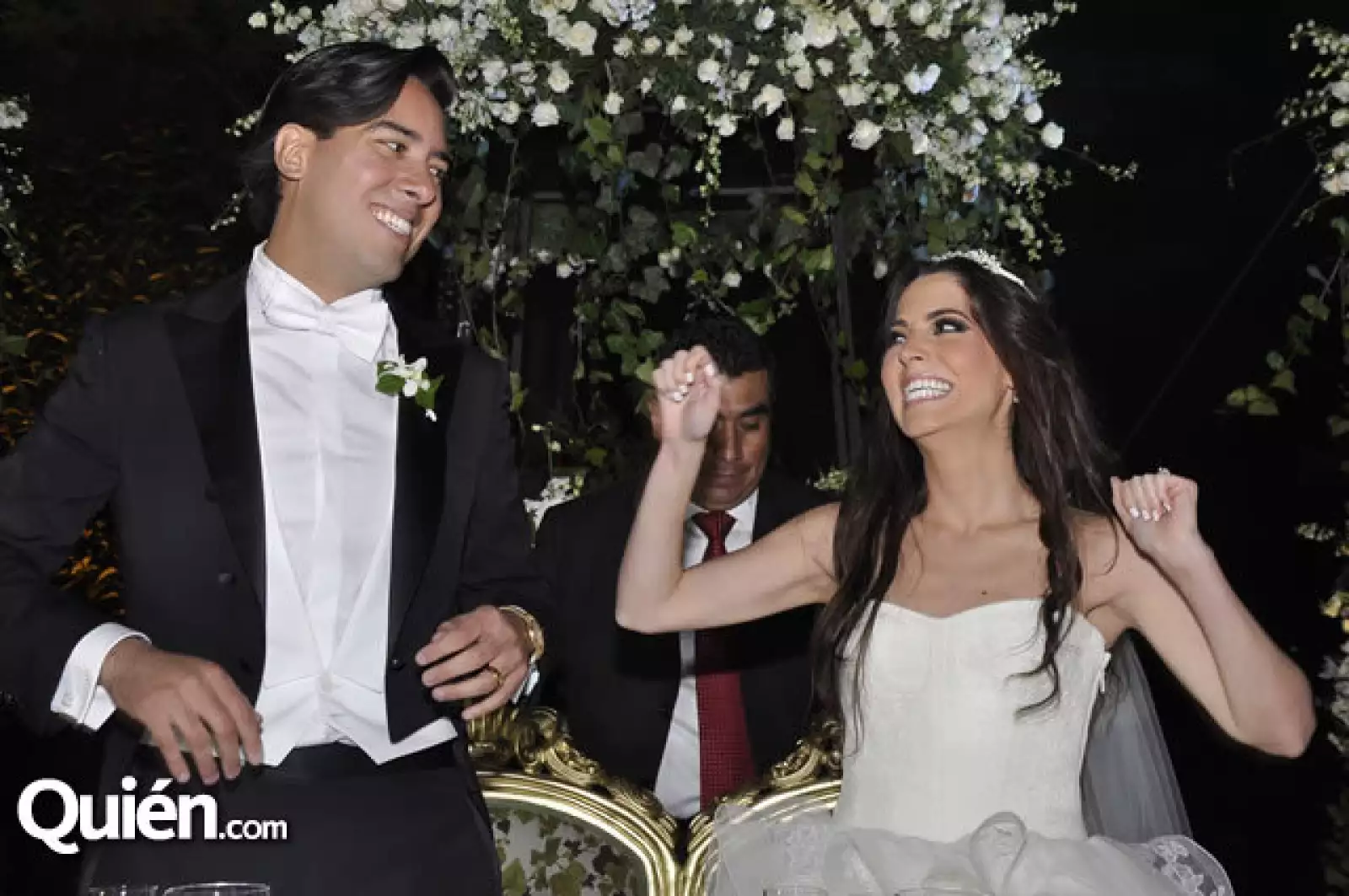 Los novios María Fernanda y Samuel