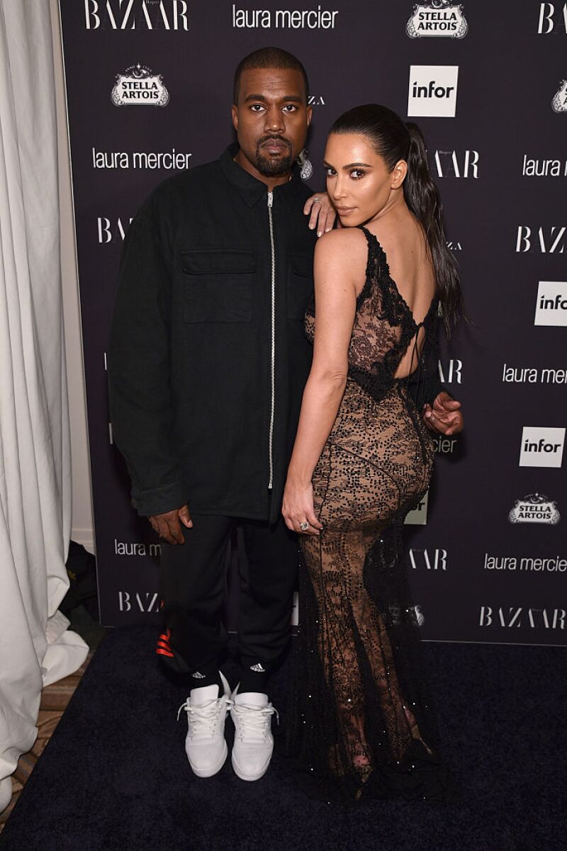 Kanye West y Kim Kardashian
