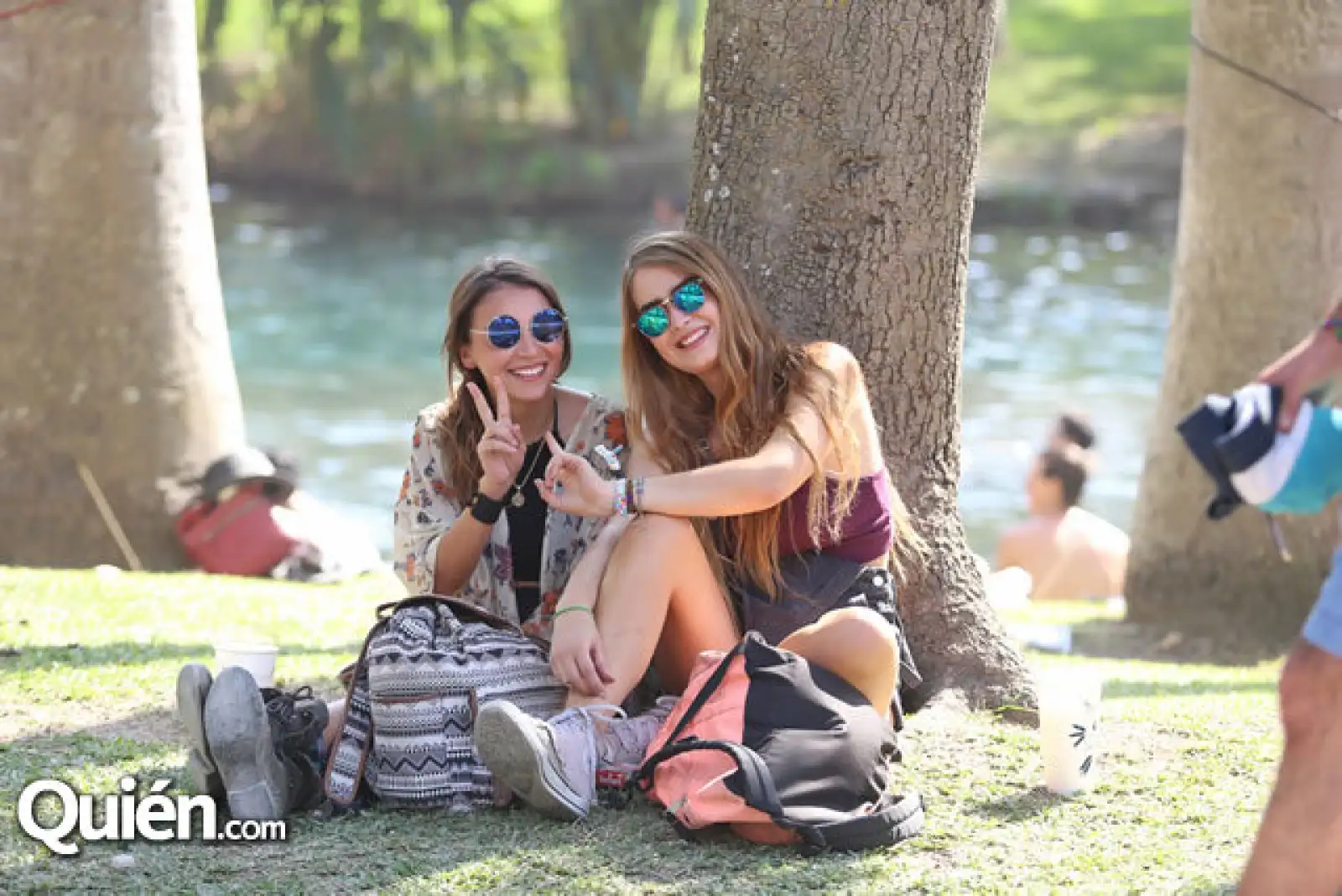 Luisa Espíndola y Ana Guzmán