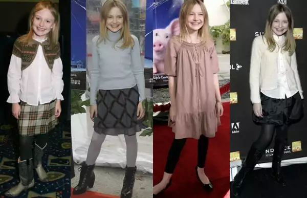 Rara vez la vemos sin vestido.