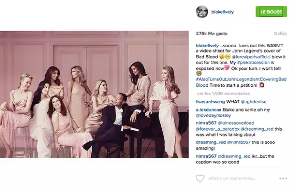 Esta fue la publicación de Blake Lively que puso a más de uno a pensar que estaba criticando a Taylor Swift.