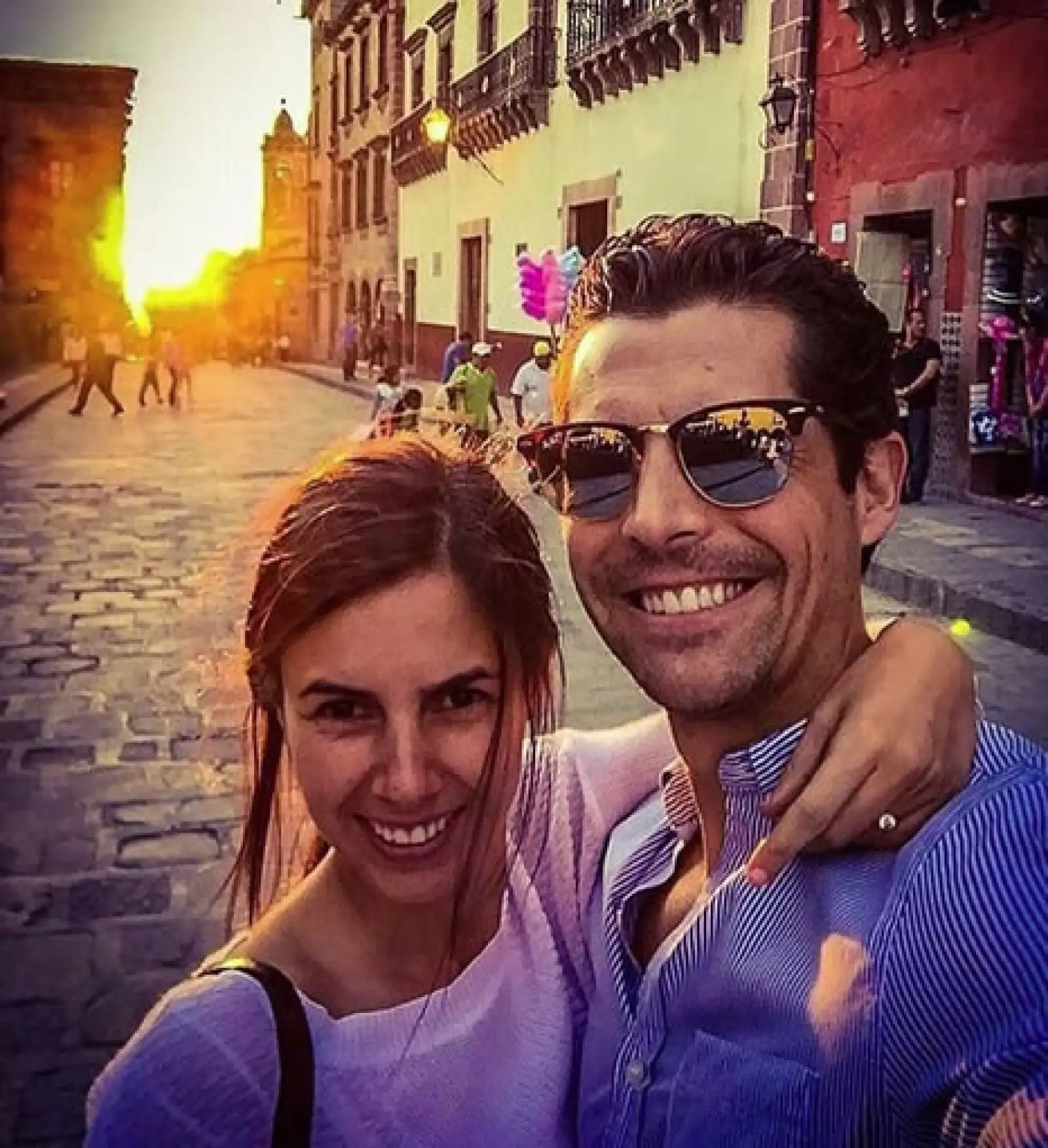 Ale Chedraui y Diego Riondo disfrutando en México mientras están en los últimos preparativos de su boda.