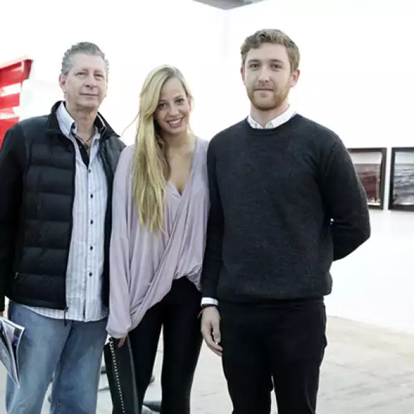 Rodolfo Oscóz,Denisse Oscós y Alberto Vivar