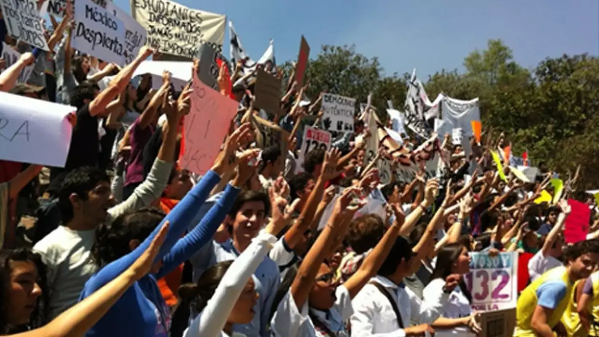 ibero, tec, marcha, epn, televisa, jovenes