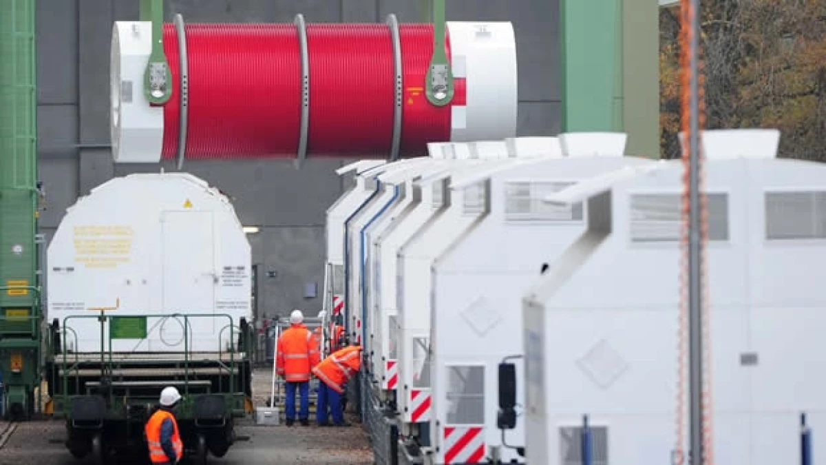 Contenedores basura nuclear Dannenberg Alemania