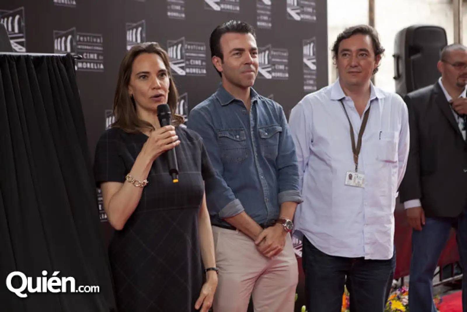 Daniela Michel, Alejandro Ramírez y Cuauhtémoc Cárdenas