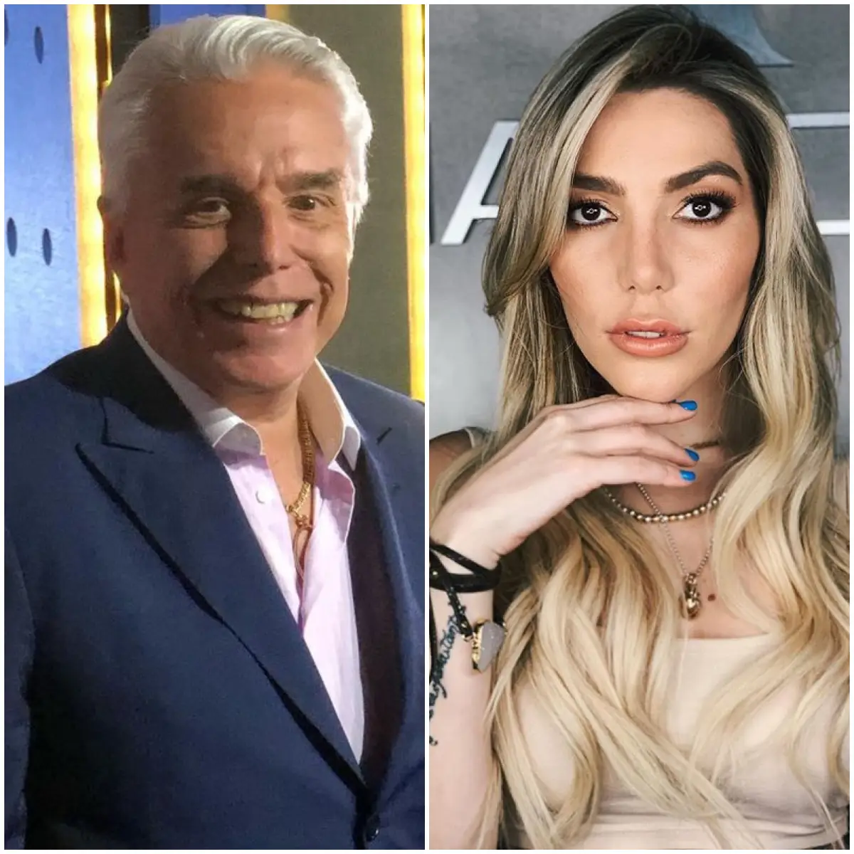 Enrique Guzmán y Frida Sofía