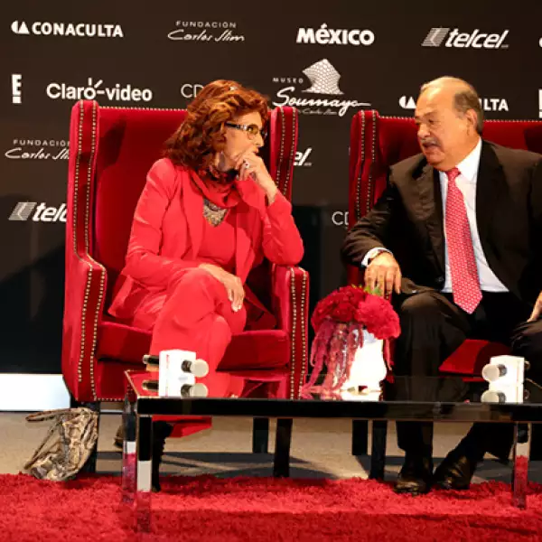 Sophia Loren,Carlos Slim