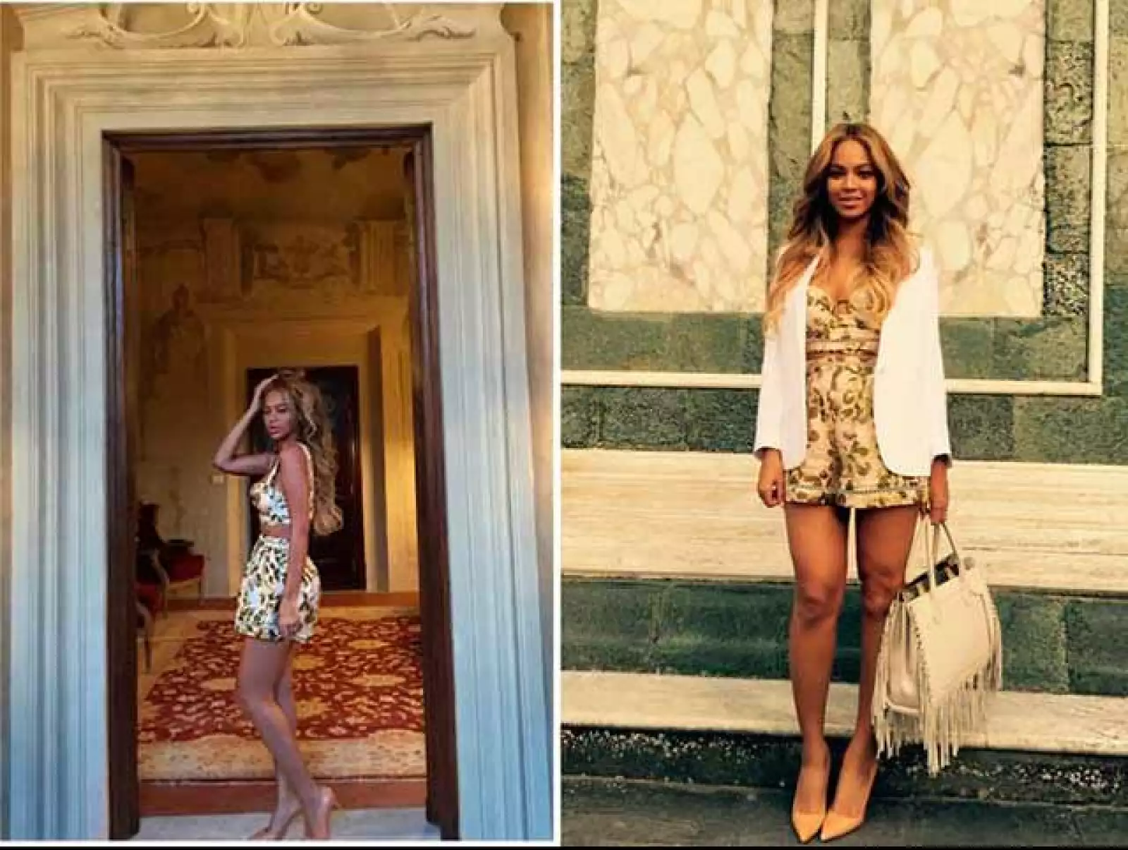 Como es su costumbre, Beyoncé ha presumido sus sexy outfits.