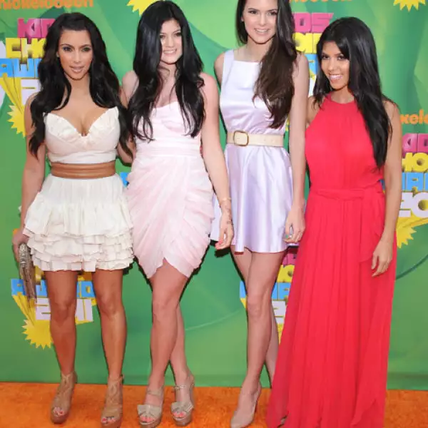 Kim Kardashian, Kylie Jenner, Kendall Jenner y Kourtney Kardashian.