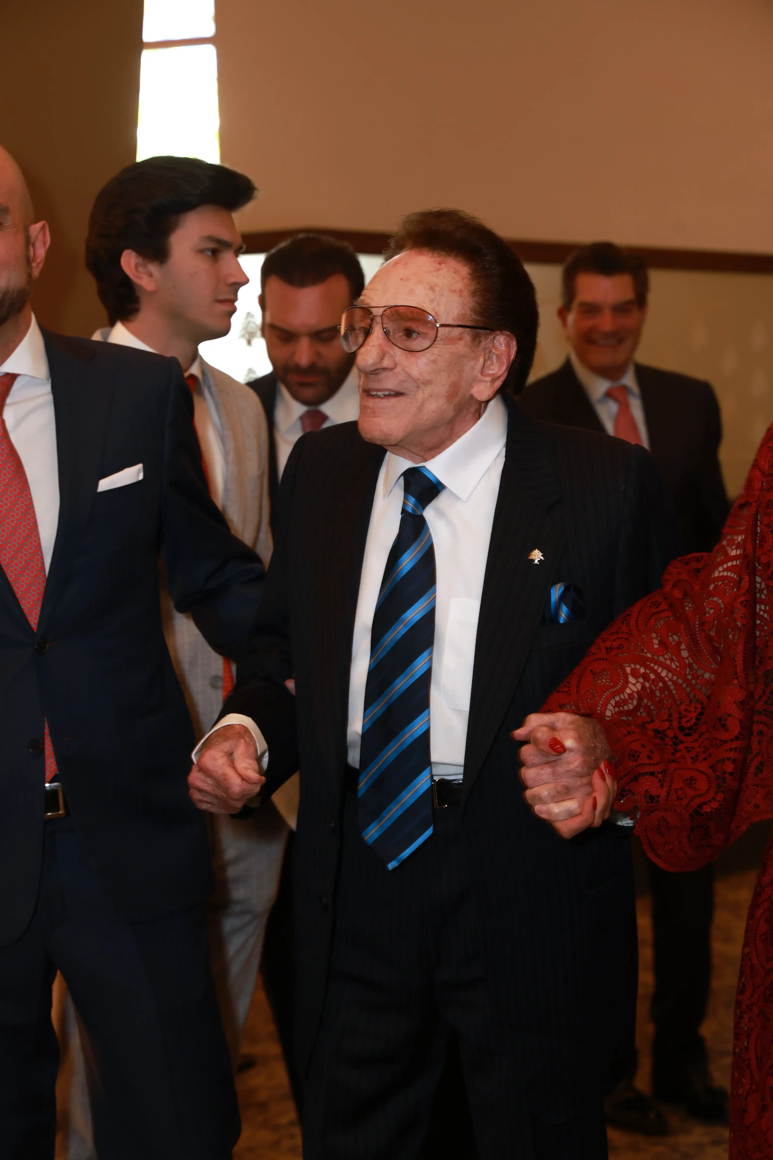 Emilio Checa Kuri festeja sus 100 años en el Centro Libanés