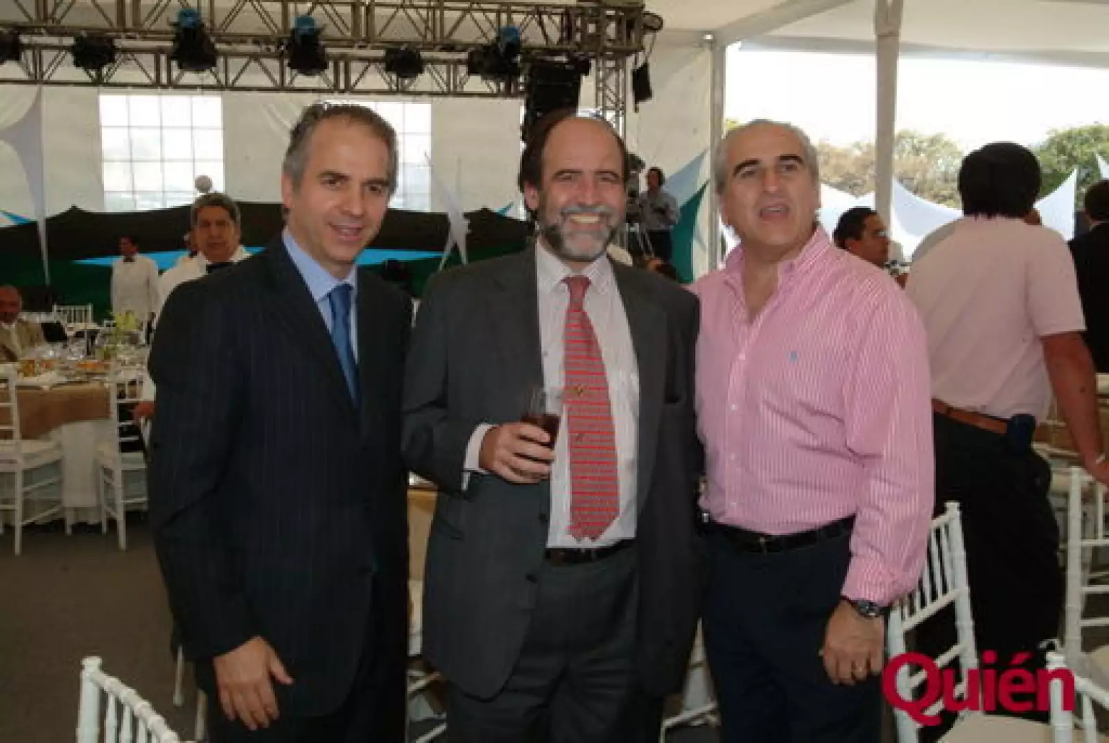 Francisco Caballero, Miguel Menchen, Ángel Lozada