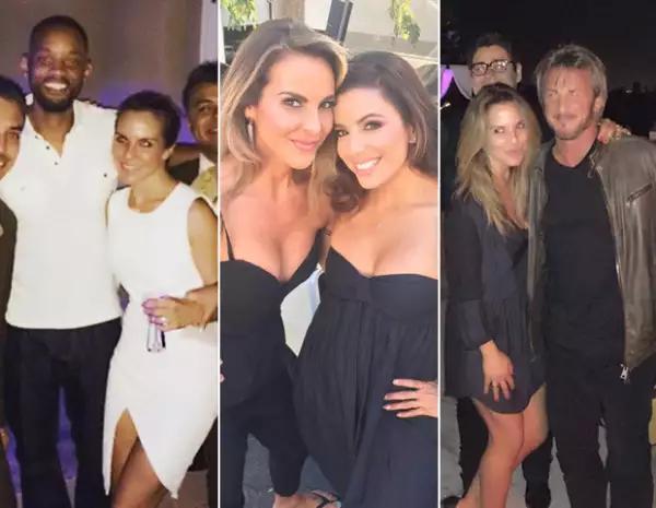 Will Smith, Eva Longoria y Sean Penn han estado lado a lado de Kate.