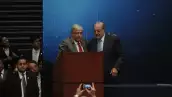 Slim y AMLO