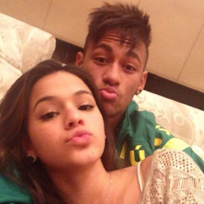 Bruna apoyó a su novio durante todo su paso por el Mundial.