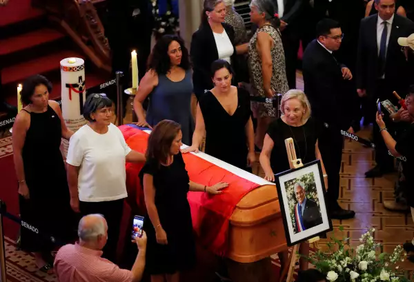 Funeral services for Chile's former President Sebastian Pinera, in Santiago