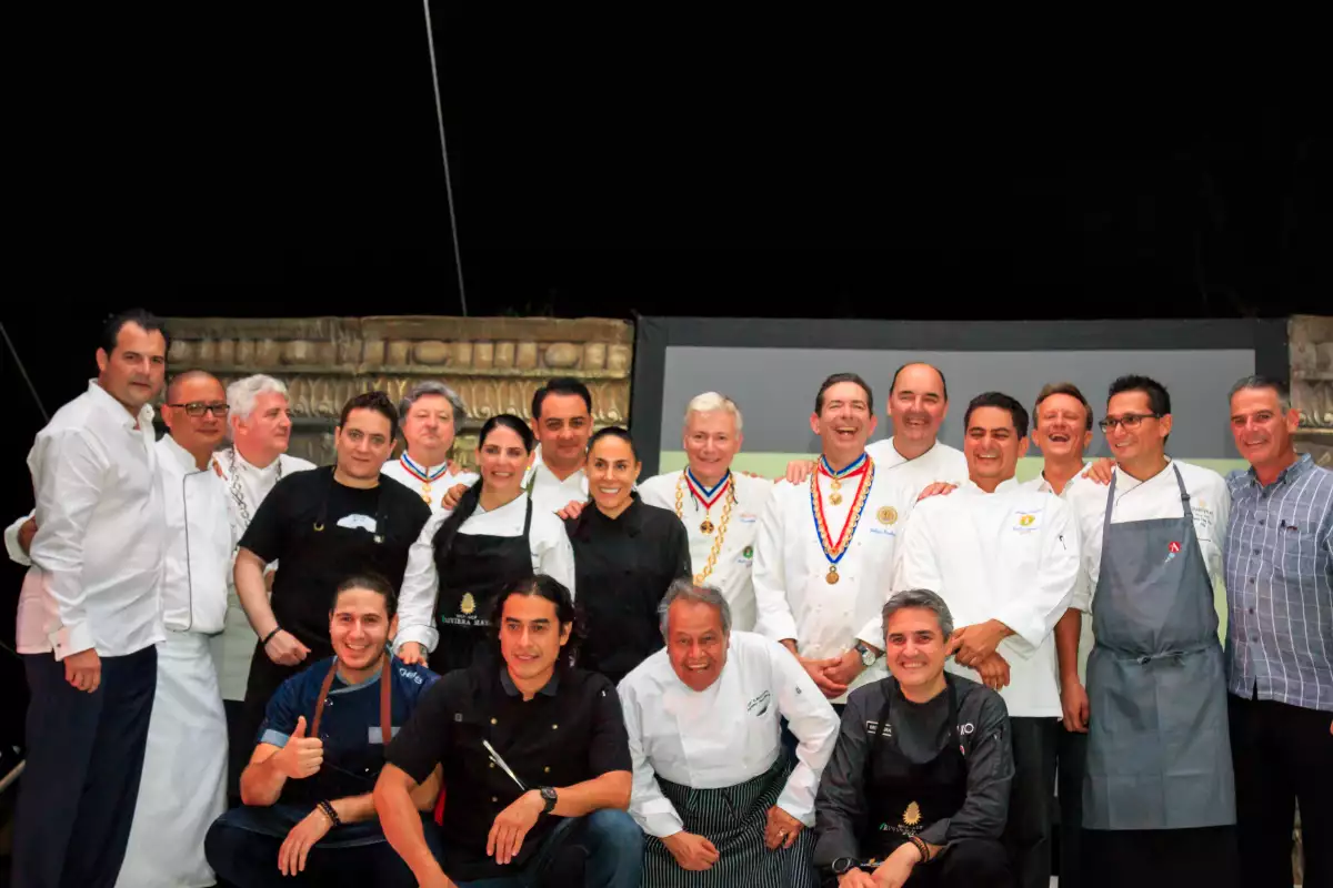 Maestros Cocineros de Francia con los chefs mexicanos invitados