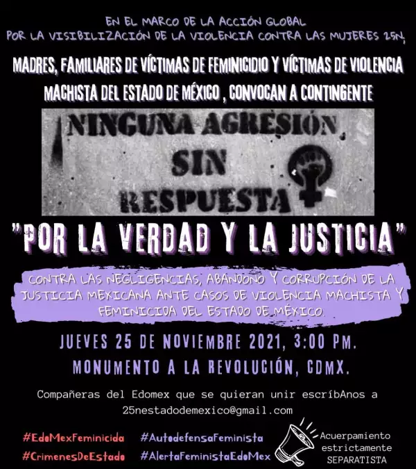 Convocatoria Marcha 25N