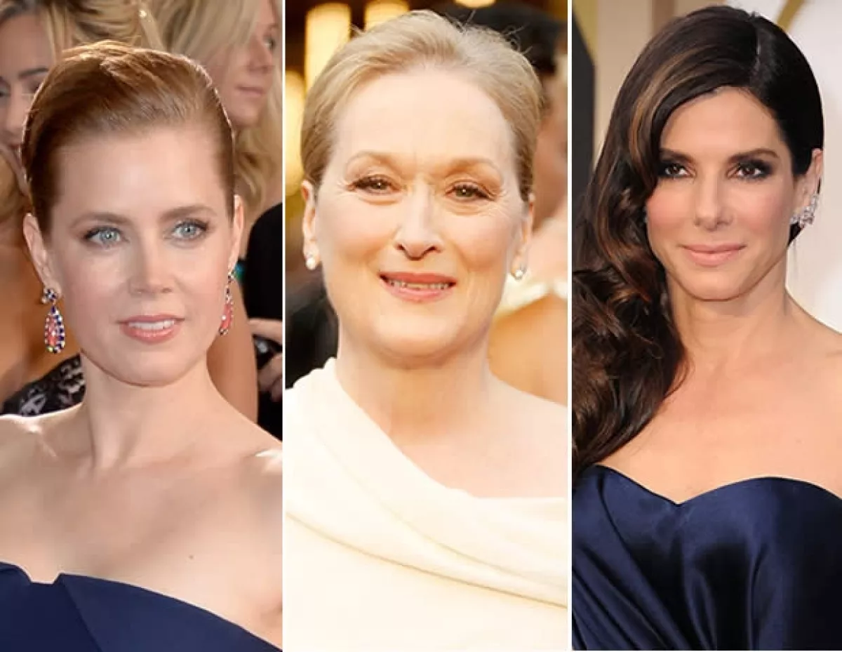 Meryl Streep luce femenina y natural.