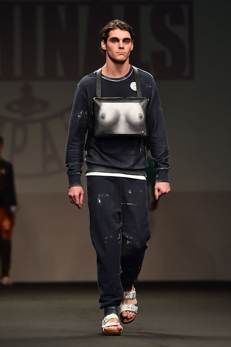 El ahora modelo hizo su debut en el desfile de Vivienne Westwood.