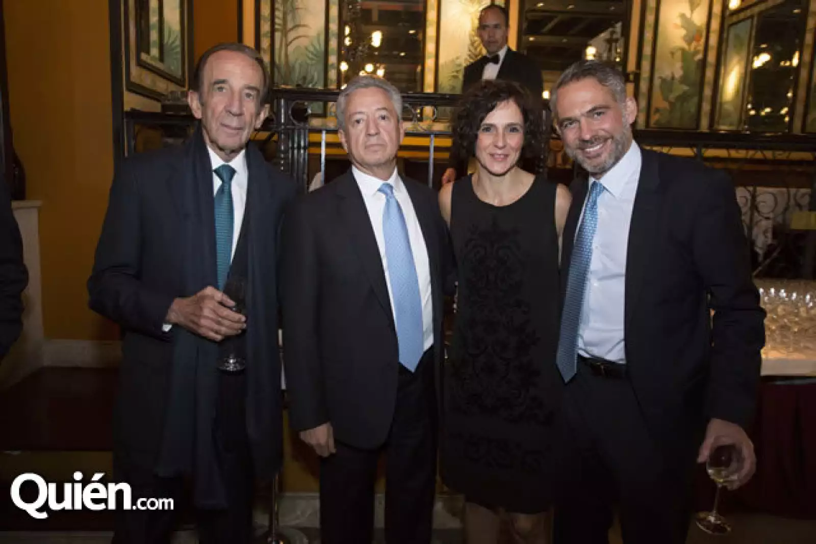 Manuel Arango, Manuel Medina Mora, Maggie Berho y Alejandro Berho