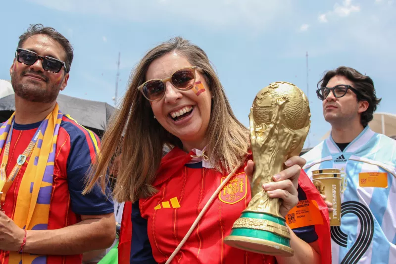 Final España vs Argentina Zócalo