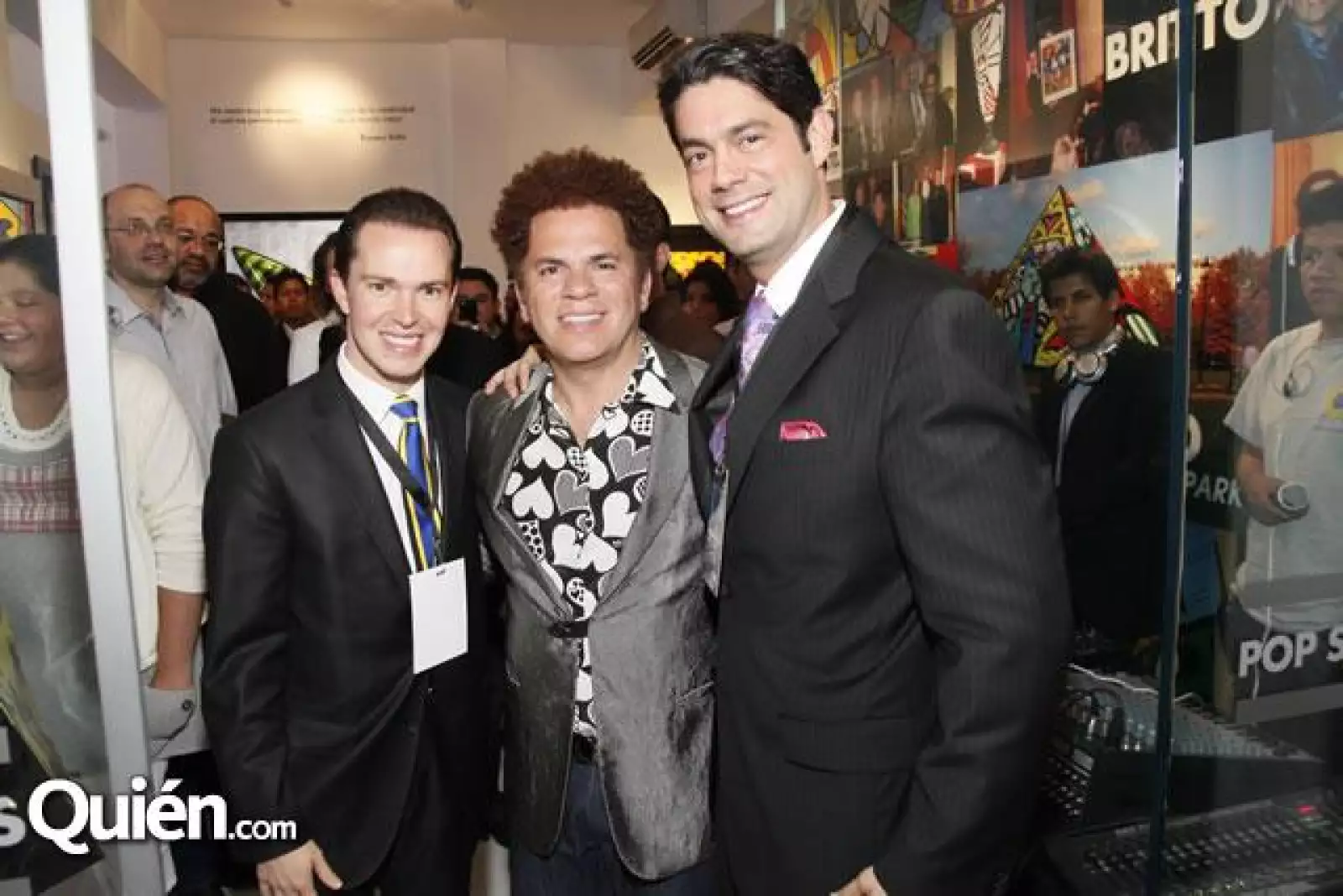 Rafael Rorre,Romero Britto y Bernardo Rieber