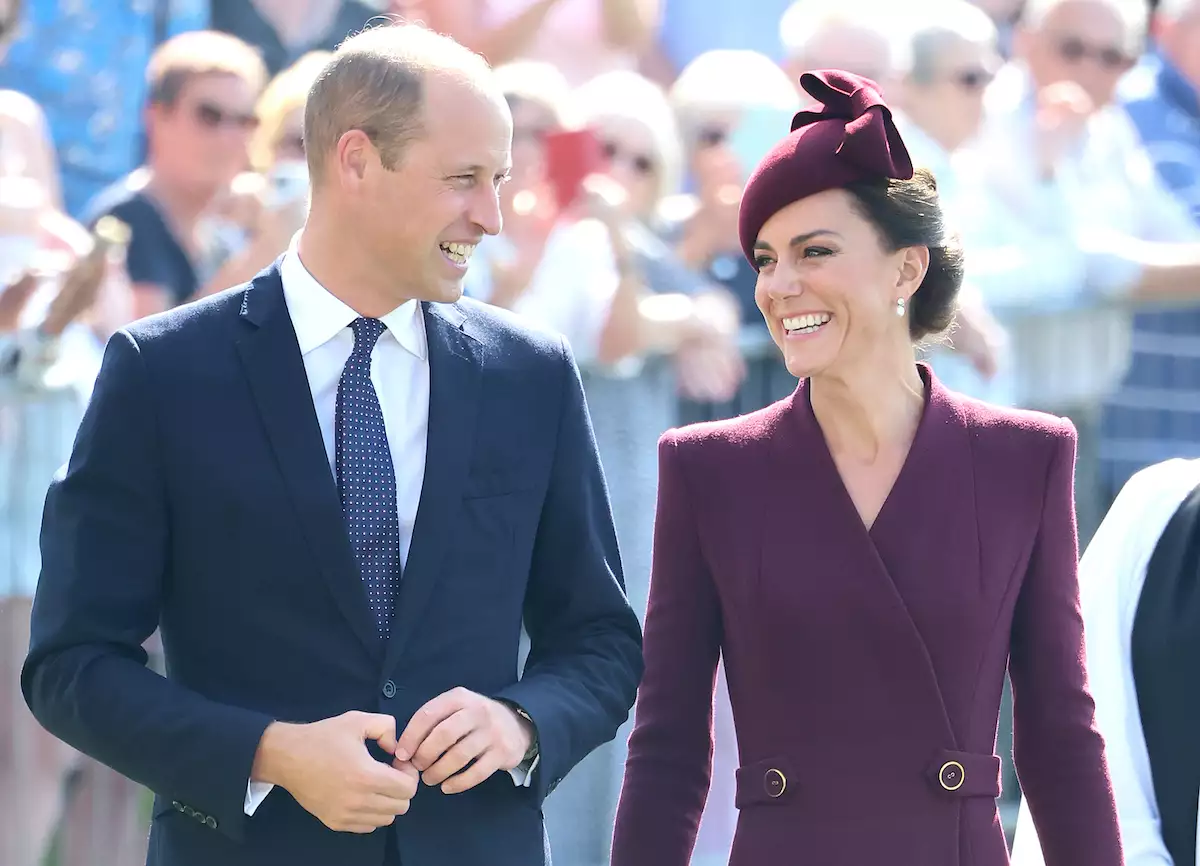 The Prince And Princess Of Wales Commemorate The Life Of Queen Elizabeth II