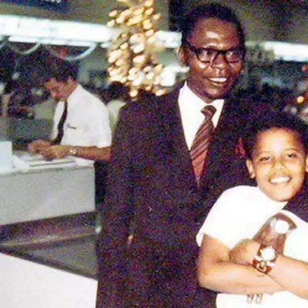 Barack Obama y su padre
