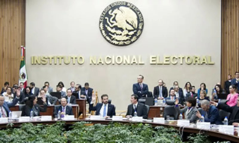 El Consejo General del INE en la discusión de la CDMX. (Foto: Cuartoscuro)